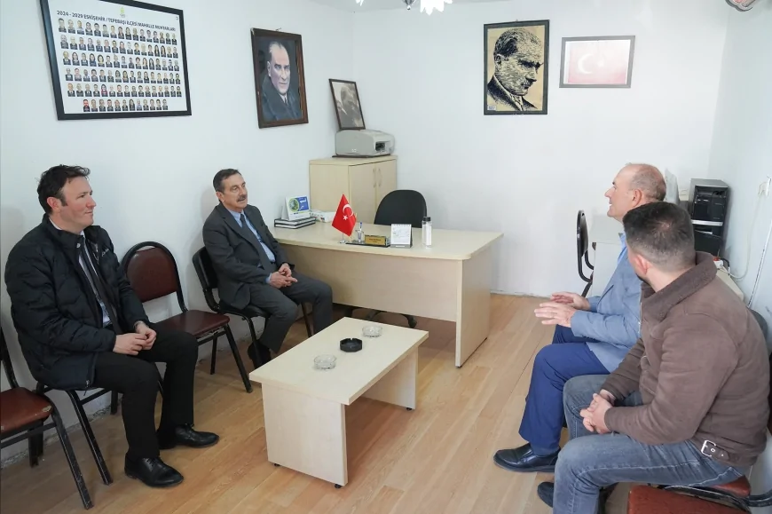 Tepebaşı Belediye Başkanı Dt. Ahmet Ataç Alınca Mahallesi’nde incelemelerde bulundu