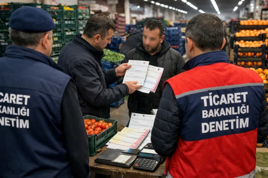 Ticaret Bakanlığı Hallerde Çifte Fatura ve Düşük Fiyat Oyunu Yapanlara Müdahale Etti
