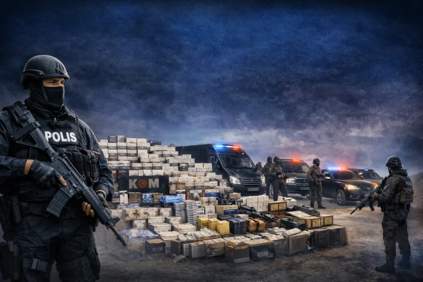 İçişleri Bakanlığı: “EUROPOL İş Birliğiyle Baybaşin Suç Örgütüne Uluslararası Sigara Kaçakçılığı Operasyonu Gerçekleştirildi”