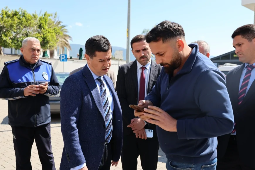 Marmaris Belediye Başkanı Acar Ünlü Uzunyalı’da sezon hazırlıklarını yerinde inceledi