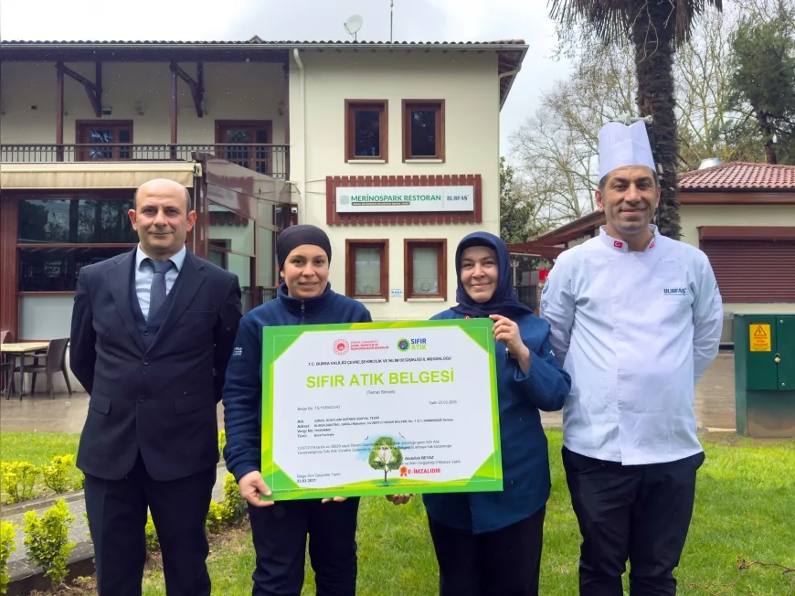 BURSA BÜYÜKŞEHİR BELEDİYESİ İŞTİRAKİ BURFAŞ SIFIR ATIK BELGESİ ALDI!