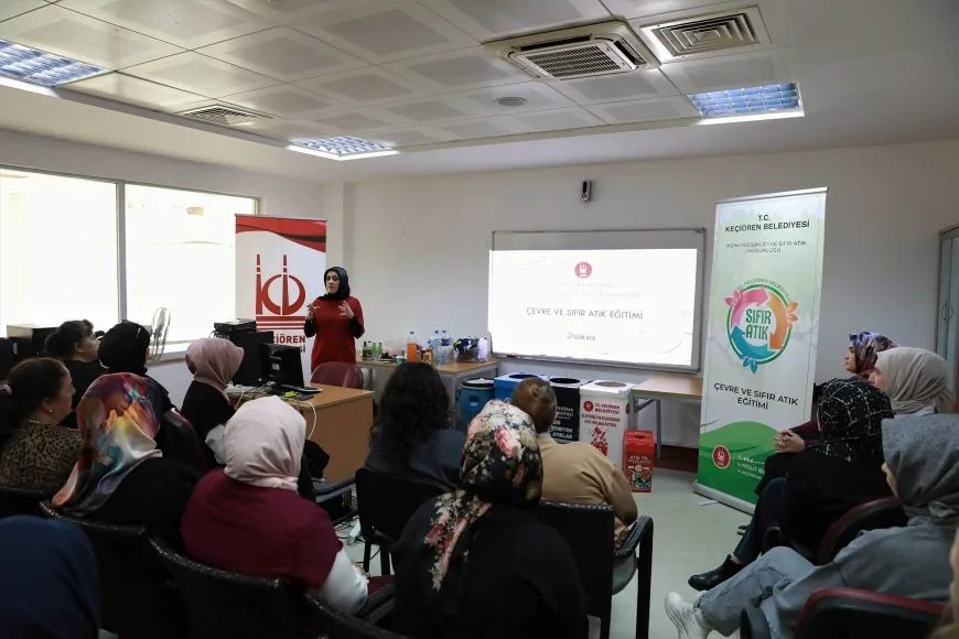 Keçiören Belediyesi, sıfır atık bilincini KEÇMEK eğitimleriyle yaygınlaştırıyor