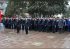 Çorum’da Türk Polis Teşkilatı’nın 181’inci yılı Atatürk Anıtı’nda düzenlenen törenle kutlandı