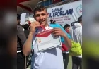 Çorum Anadolu Özel Eğitim Meslek Okulu öğrencisi Baran Kelten Türkiye Yıldızlar Şampiyonası’nda 800 metrede Türkiye üçüncüsü oldu