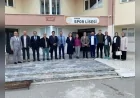 Çorum Vali Yardımcısı Yeliz Mercan ve İl Milli Eğitim Müdürü Cemil Çağlar Güzel Sanatlar ve Spor Lisesi’nde öğretmenlerle buluştu