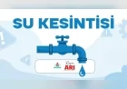 Nevşehir’de 8 mahallede planlı su kesintisi yapılacak vatandaşlara tedbir çağrısı