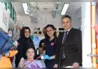 Çorum’da Cimnastik İl Birinciliğinde Sakatlanan Sporcuya Madalya Ambulans İçinde Takdim Edildi Hatıra Fotoğrafı Sağlık Ekipleriyle Birlikte Çekildi
