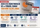 ÖSYM 2026 STS Öğretmenlik ve e-YÖKDİL Sınavları İçin Başvuru Takvimini Açıkladı