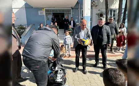 Yumurtalık Belediye Başkanı Erdinç Altıok: “Çocuklarımızın daha iyi şartlarda spor yapması için yatırımlar sürecek”