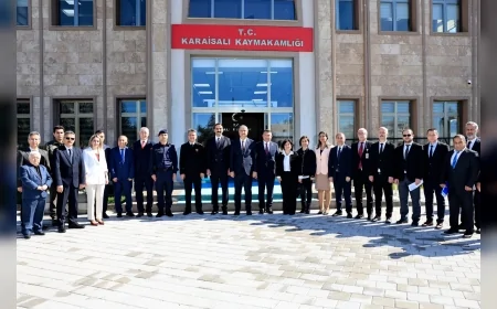 Adana Valisi Mustafa Yavuz Karaisalı ilçesinde incelemelerde bulundu