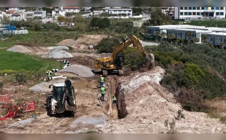 AYDIN BÜYÜKŞEHİR BELEDİYE BAŞKANI ÖZLEM ÇERÇİOĞLU DİDİM YALIKÖY’DE 24 MİLYON LİRALIK ALTYAPI YATIRIMINI BAŞLATTI