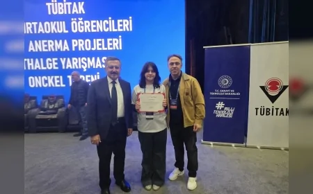 Çorum Bilim ve Sanat Merkezi öğrencisi Elif Betül Işık TÜBİTAK bölge finalinde birinci oldu