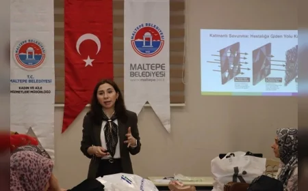 Maltepe Belediyesi’nin HPV farkındalık eğitiminde erken teşhis ve aşının önemi anlatıldı