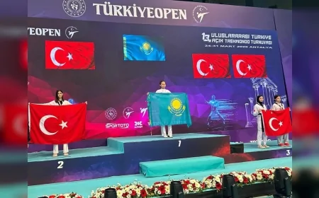 İzmir Büyükşehir Belediyesi sporcuları Türkiye Açık’ta üç madalya kazandı!