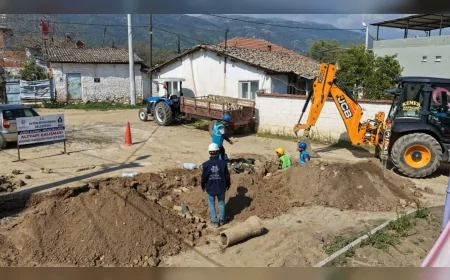 Aydın Büyükşehir Belediye Başkanı Özlem Çerçioğlu Köşk Yavuzköy'de 7 Milyon Liralık Altyapı Yatırımını Başlattı