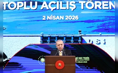Cumhurbaşkanı Recep Tayyip Erdoğan: “Su kaynaklarımızı verimli kullanmak ve doğru yönetmek mecburiyetindeyiz”