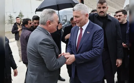 Ticaret Bakanı Ömer Bolat Van’da Kapıköy Gümrük Kapısı’nda incelemelerde bulundu