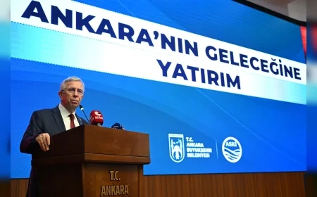 ANKARA BÜYÜKŞEHİR BELEDİYE BAŞKANI MANSUR YAVAŞ: “ANKARA’NIN GELECEĞİ İÇİN 1,1 MİLYAR DOLARLIK ALTYAPI YATIRIMI YAPIYORUZ”