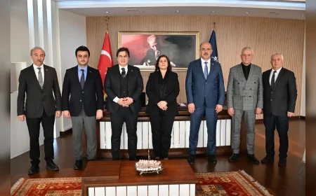 Aydın Büyükşehir Belediye Başkanı Özlem Çerçioğlu AYBAN Projesi için TCDD heyetini ağırladı