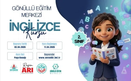 Nevşehir Belediyesi Paşa Konağı’nda 2. Sınıf Öğrencilerine İngilizce Kursu Başlatıyor
