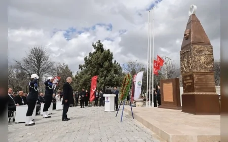 DENİZLİ BÜYÜKŞEHİR BELEDİYESİ ÇİVRİL CABAR KATLİAMININ 105 YILINDA 83 ŞEHİDİ TÖRENLE ANDI