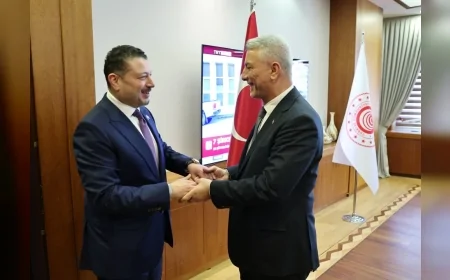 Ticaret Bakanı Prof. Dr. Ömer Bolat Suudi Arabistan Büyükelçisi Fahad Abualnasr ile Ankara’da ekonomik iş birliğini görüştü