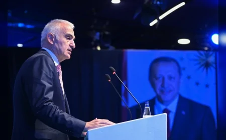 Kültür ve Turizm Bakanı Mehmet Nuri Ersoy: “Son 8 yılda turizm gelirlerinde yüzde 109 artış sağladık”