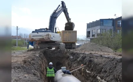 Düzce’de İçme Suyu Altyapısı İçin Dev Yatırım İki Noktada Aralıksız Sürüyor