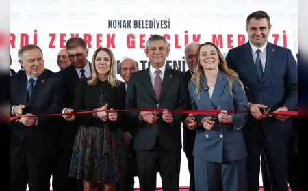 CHP Genel Başkanı Özgür Özel İzmir’de Ferdi Zeyrek Gençlik Merkezi Açılışında Konuştu