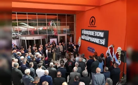 Düzce Belediye Başkanı Dr. Faruk Özlü: “Kütüphanelerin sayısını artıracağız” Fibrobeton Kütüphanesi açıldı