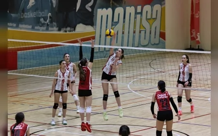 Manisa’da Yıldız Kızlar Voleybol İl Şampiyonu Değerli Zamanlar Spor Kulübü Oldu