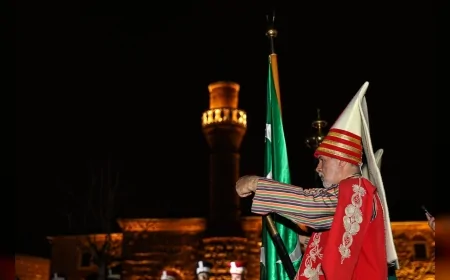 Bursa Büyükşehir Belediyesi’nin 700 Yıllık Fetih Destanı Işık Gösterisiyle Tarihi Mekânlarda Canlandırıldı