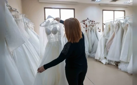 Bornova Belediyesi Ekonomik Zorluk Yaşayan Genç Çiftlere Bağış Gelinlik Desteği Sağlıyor