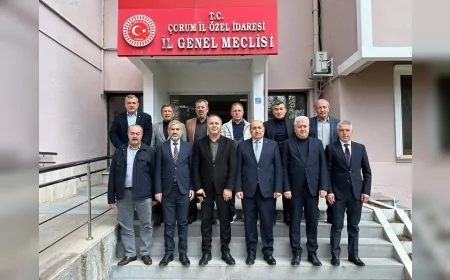 MHP Çorum İl Başkanı Mehmet İhsan Çıplak’tan İl Genel Meclisi Başkanı Duran Bıyık’a destek ziyareti