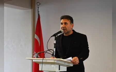 Bornova Belediye Başkanı Ömer Eşki sanayi esnafıyla buluştu destek mesajı ve festival çağrısı yaptı