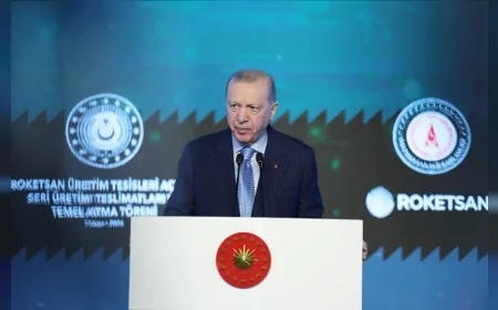 Cumhurbaşkanı Recep Tayyip Erdoğan: “Türkiye kendi semalarını koruyan ve mühimmatını geliştiren bir ülke hâline geldi”