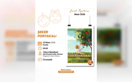 Yalova Belediyesi Nisan Programıyla Çocukları Tiyatro Sahnesinde Buluşturuyor