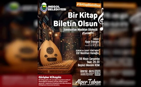 İnegöl Belediyesi Kitap Bağışıyla Kültür Etkinliğini Birleştiriyor