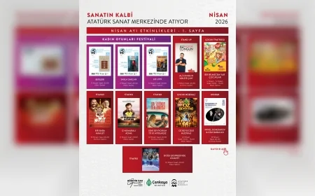 Çankaya Belediyesi Atatürk Sanat Merkezi’nde nisan ayında tiyatrodan operaya uzanan yoğun etkinlik programı