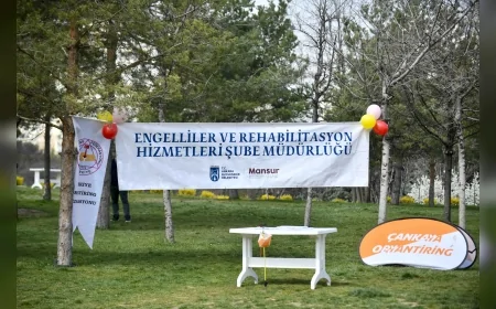 ANKARA BÜYÜKŞEHİR BELEDİYESİ OTİZMLİ ÇOCUKLARI ORYANTİRİNG ETKİNLİĞİNDE BULUŞTURDU