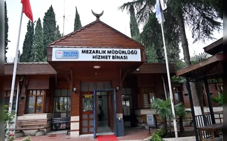 Yalova Belediyesi Mezarlıklar Müdürlüğü 2026 yılının ilk üç ayında 365 cenaze hizmeti gerçekleştirdi