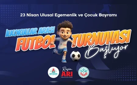 NEVŞEHİR BELEDİYESİ 23 NİSAN KAPSAMINDA 24 TAKIMLI İLKOKULLAR ARASI FUTBOL TURNUVASI DÜZENLİYOR