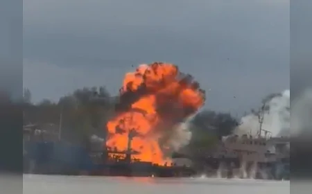 Ukrayna İzmail Limanı’na Rusya saldırısı: 4 gemi vuruldu, Karadeniz hattında gerilim arttı