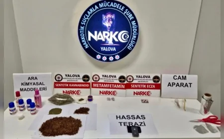 Yalova İl Emniyet Müdürlüğü: “Uyuşturucu operasyonlarında 4 şüpheli yakalandı 2 kişi tutuklandı”