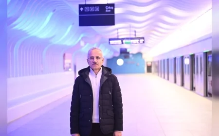 Ulaştırma ve Altyapı Bakanı Abdulkadir Uraloğlu: “Gayrettepe-İstanbul Havalimanı-Arnavutköy Metrosu 45 bin 981 yolcuyla rekor kırdı”