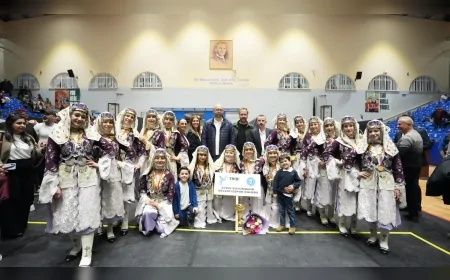 Aydın Büyükşehir Belediyespor Kadın Halk Oyunları Ekibi il yarışmasında birinci oldu