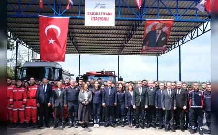 ADANA BÜYÜKŞEHİR BELEDİYESİ ÇUKUROVA ÜNİVERSİTESİ KAMPÜSÜNE 23 İTFAİYE İSTASYONUNU AÇTI!