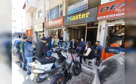 Burdur Belediye Başkanı Ali Orkun Ercengiz Gökdemir Sokak’ta Esnafla Buluştu