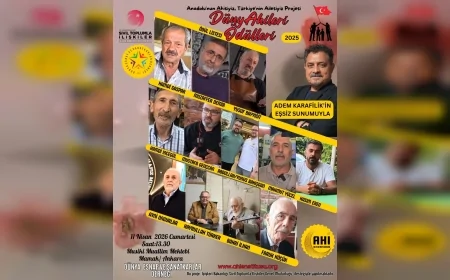 ANKARA’DA DÜNYA AHİLERİ BULUŞMASI 11 NİSAN’DA ÖDÜLLER SAHİPLERİNİ BULUYOR