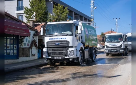 Gölbaşı Belediyesi Taşpınar Mahallesi’nde kapsamlı temizlik çalışması gerçekleştirdi